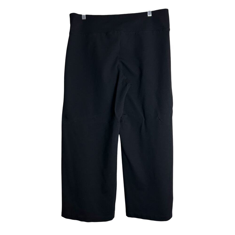 Style & Co XL Black Yoga Pants Pull On Wide Leg Women's